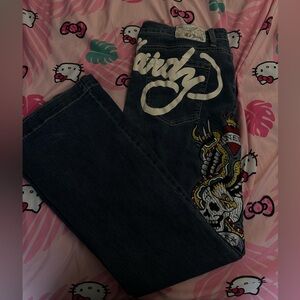 Ed hardy bootcut jeans
